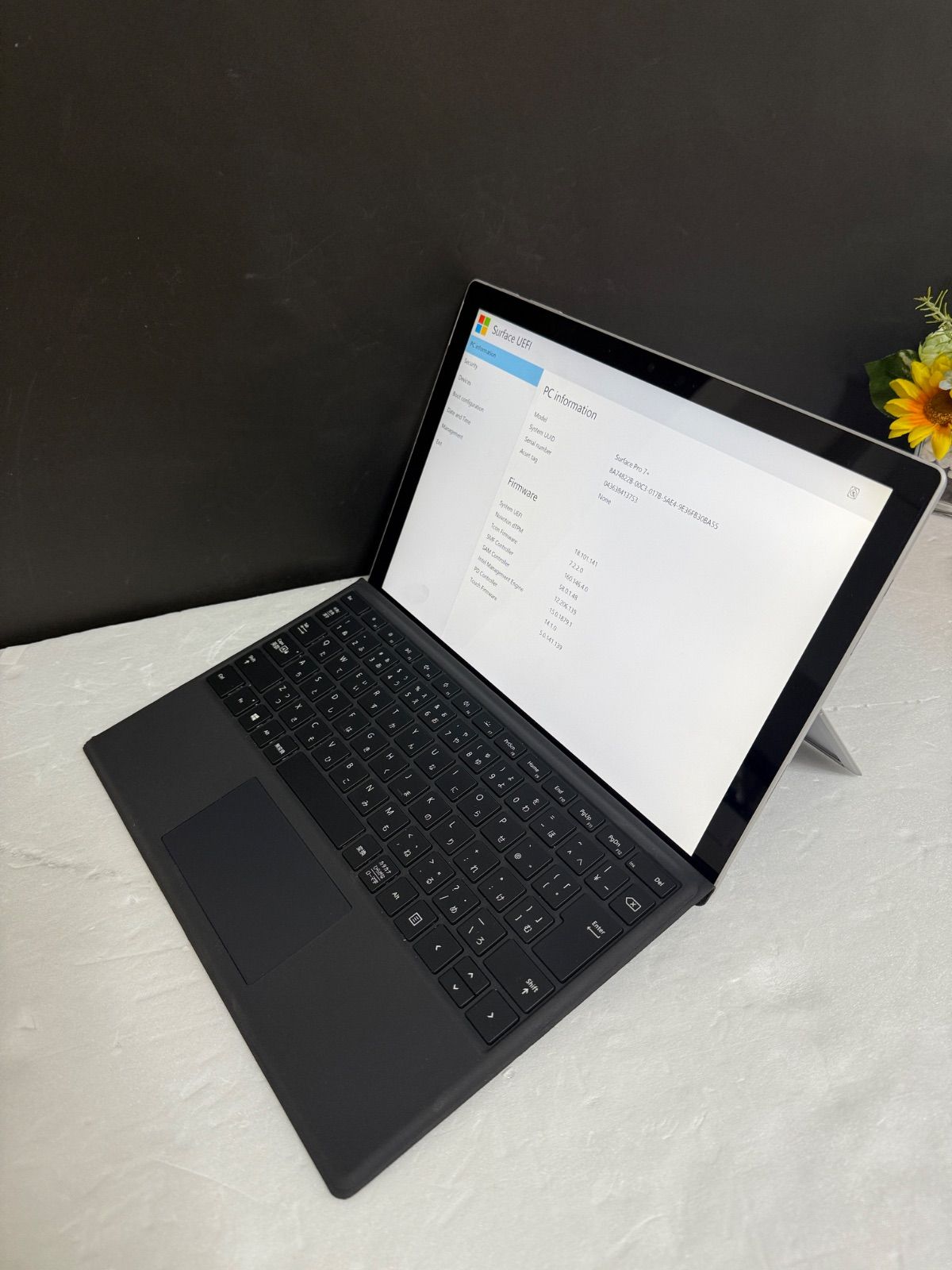 surface pro7+ タッチパネル 11世代 i5 Office2024