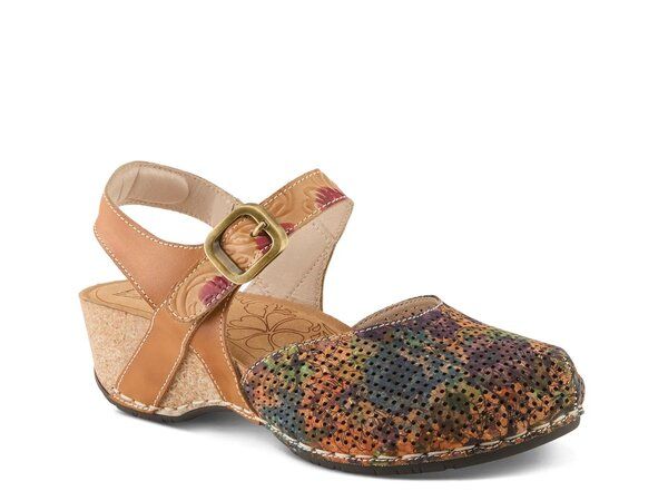 ラリティステ レディース シューズ サンダル プラットフォーム LArtiste Koraline Platform Sandal BrownMulticolor Floral Print ブラウン