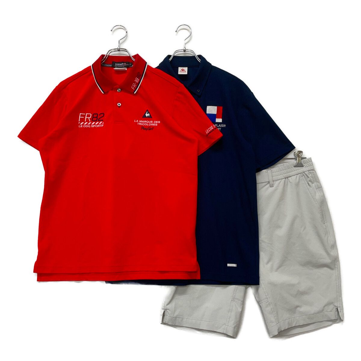 中古 メンズ ルコックスポルティフ le coq sportif コーディネートセット LL 初ラウンド コースデビュー