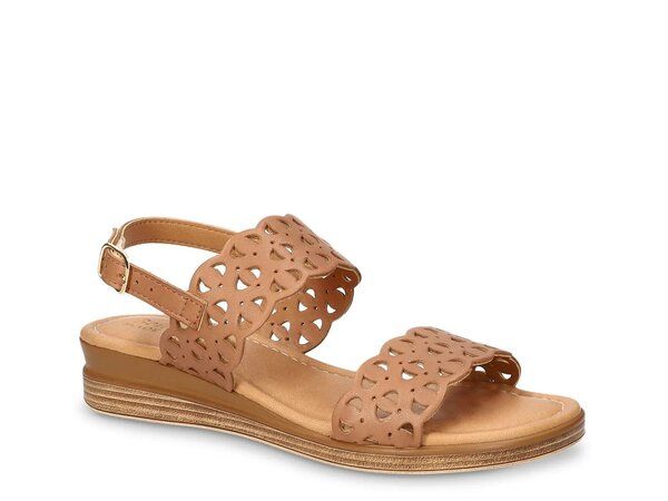ベラヴィータ レディース シューズ サンダル Bella Vita Zoe Wedge Sandal Whiskey Leather