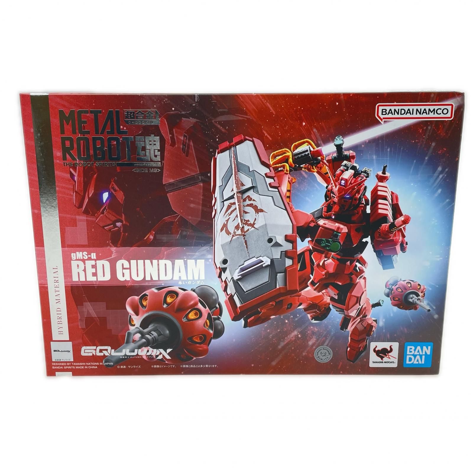 BANDAI バンダイ METAL ROBOT魂 ＜SIDE MS＞ 機動戦士Gundam GQuuuuuuX 赤いガンダム フィギュア