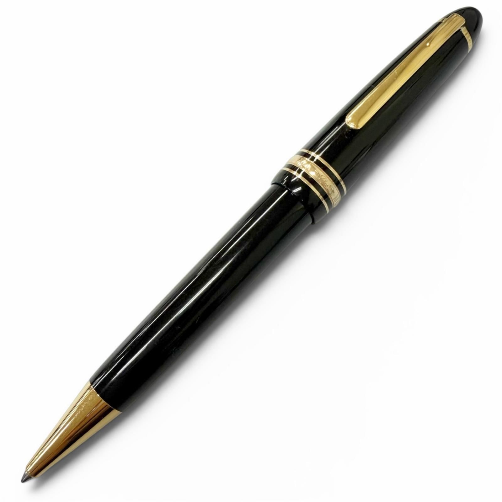 美品□MONTBLANC モンブラン マイスターシュテュック Pix ル・グラン ツイスト式 ボールペン ブラック ゴールド ドイツ製 メンズ 筆記確認済み