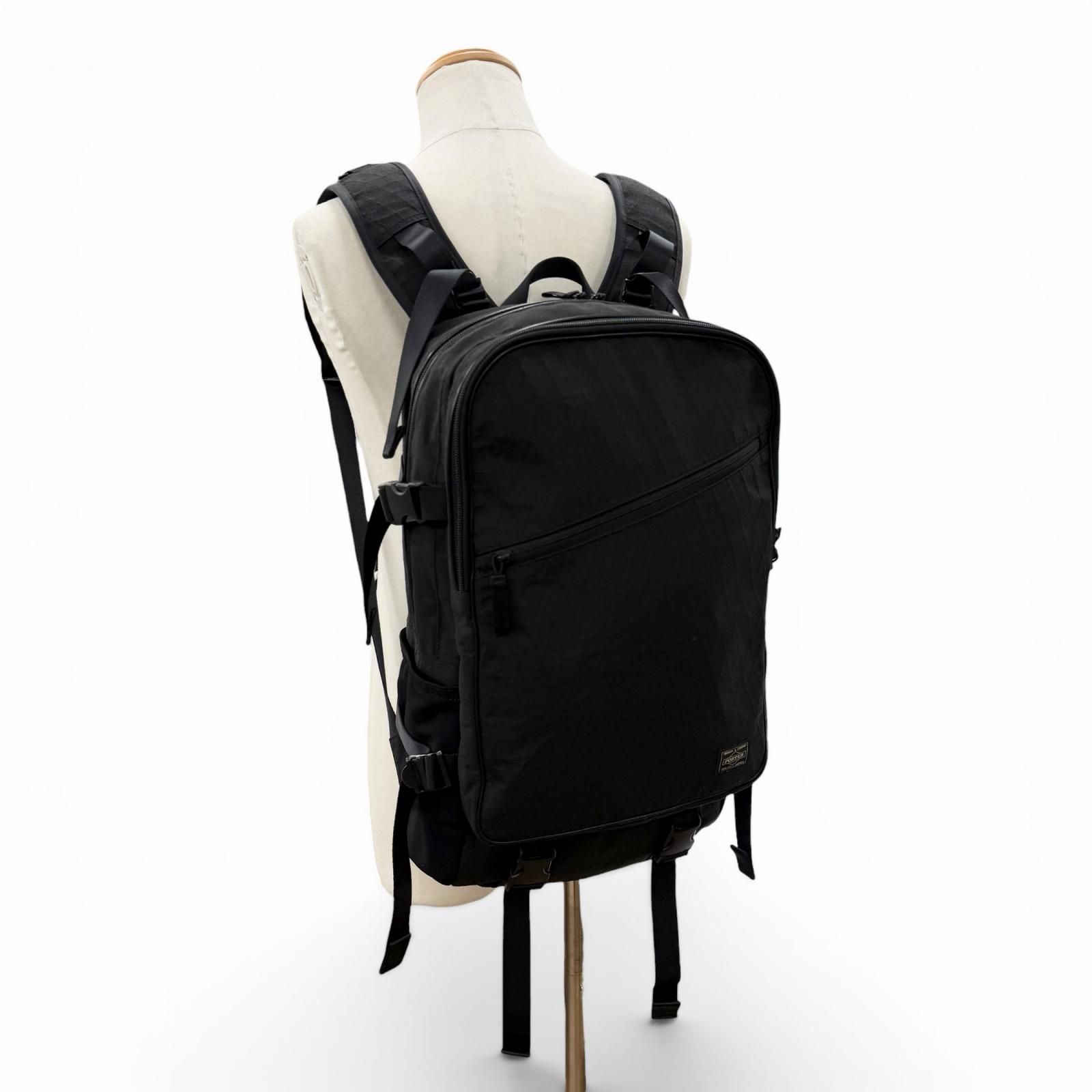 美品▽PORTER ポーター 737-17806 HYBRID DAYPACK ハイブリッド X-PAC 