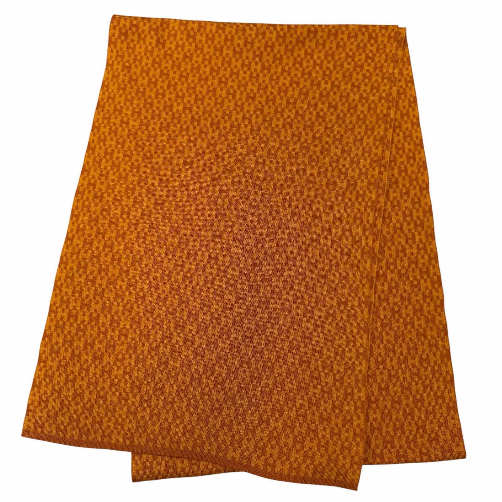 極美品☆HERMES エルメス ヴィンテージ シルク100％ 90'S H柄 マフラー