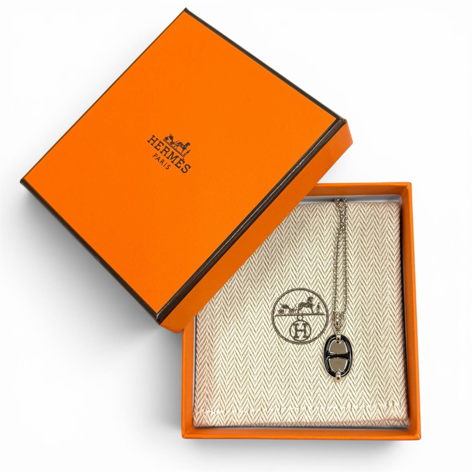 未使用品☆HERMES エルメス ペンダント ミニ マイヨン PM ネックレス 