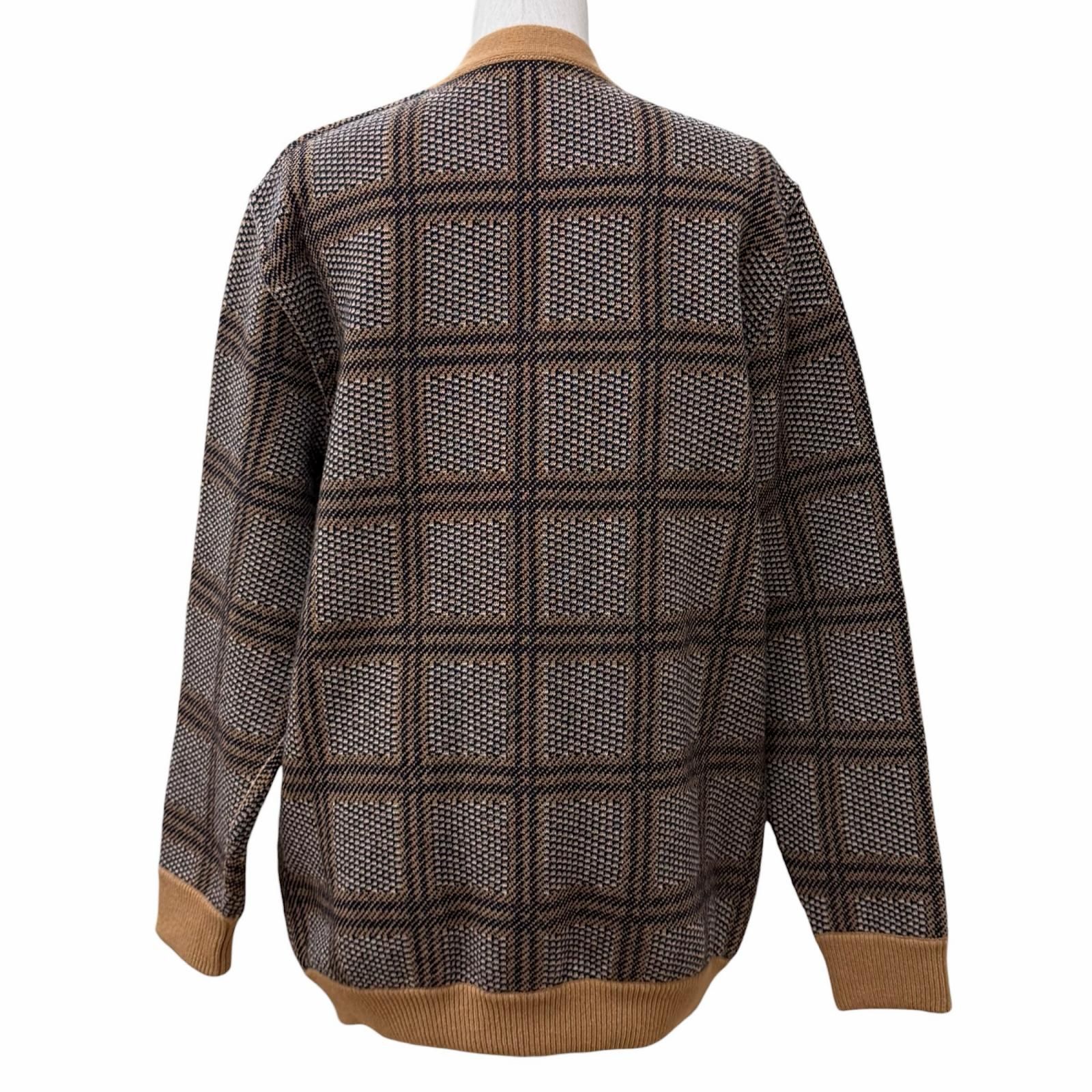 未使用品☆GUCCI グッチ 773903 ウール混 リバーシブル チェック