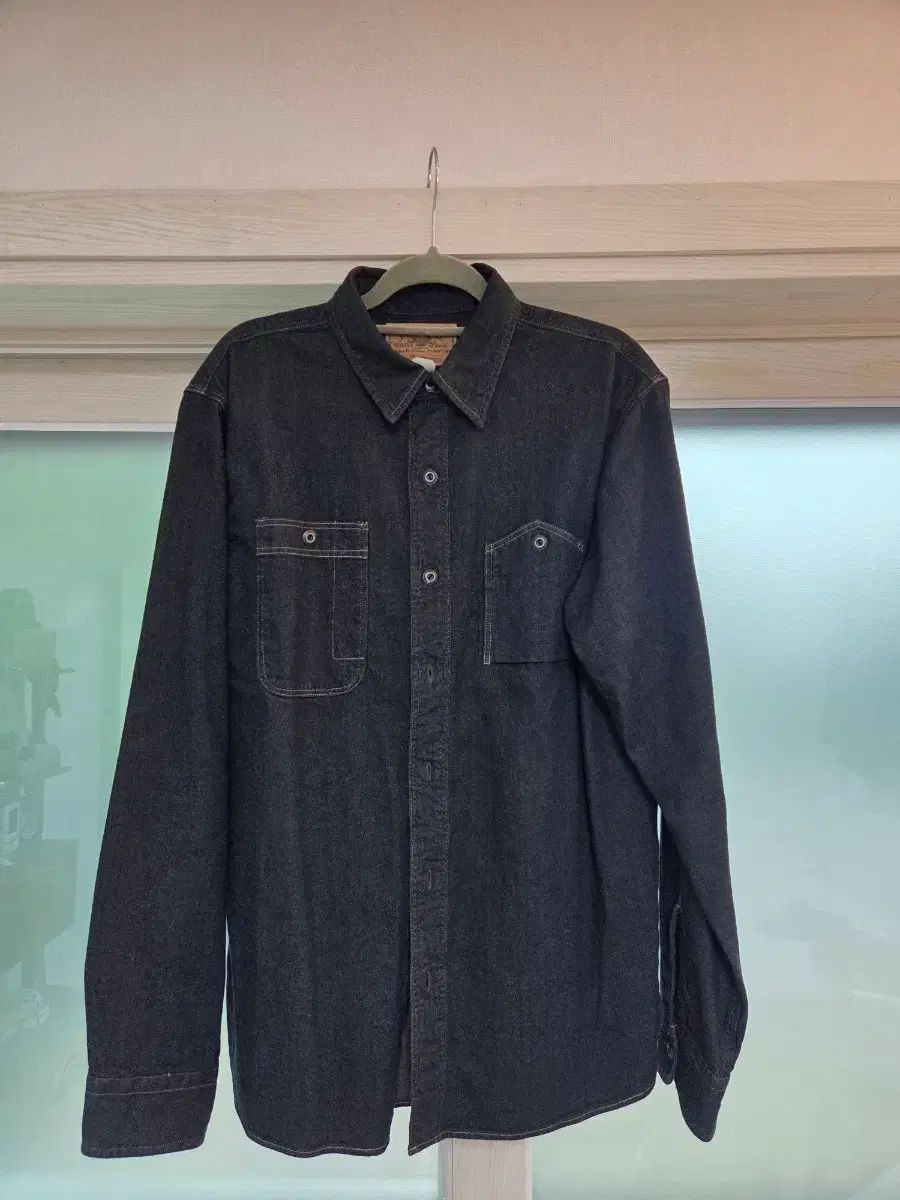 RRA ダブルアールエル Indigo デニム ワークシャツ M