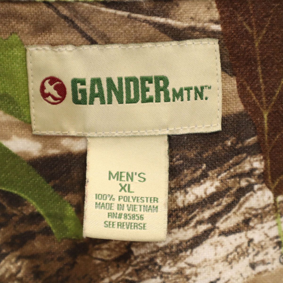 GANDER MTN. ガンダーマウンテン リアルツリー柄 長袖 シャツ XL 