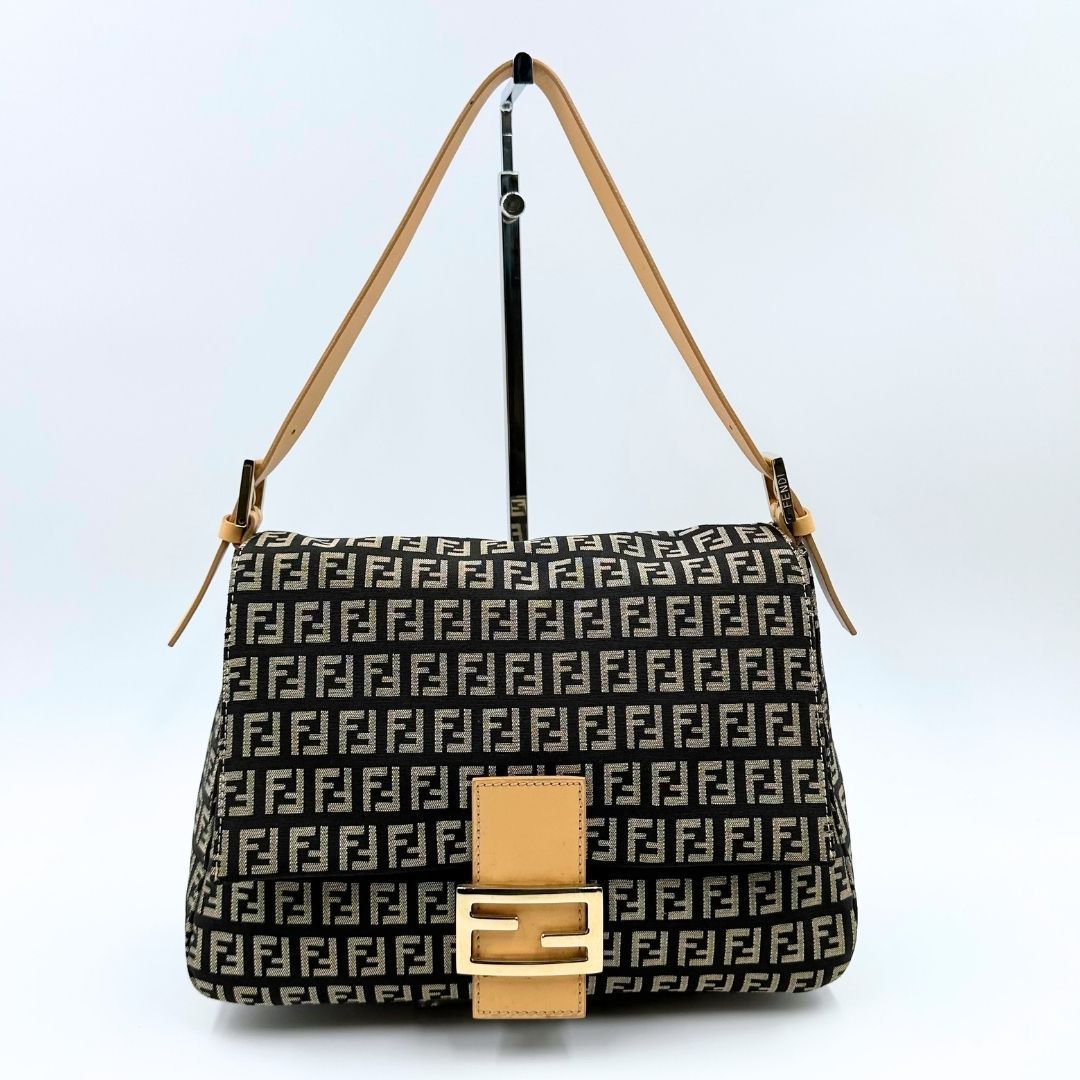 美品】Fendi ズッキーノ マンマバケット ワンショルダーバッグ - メルカリ
