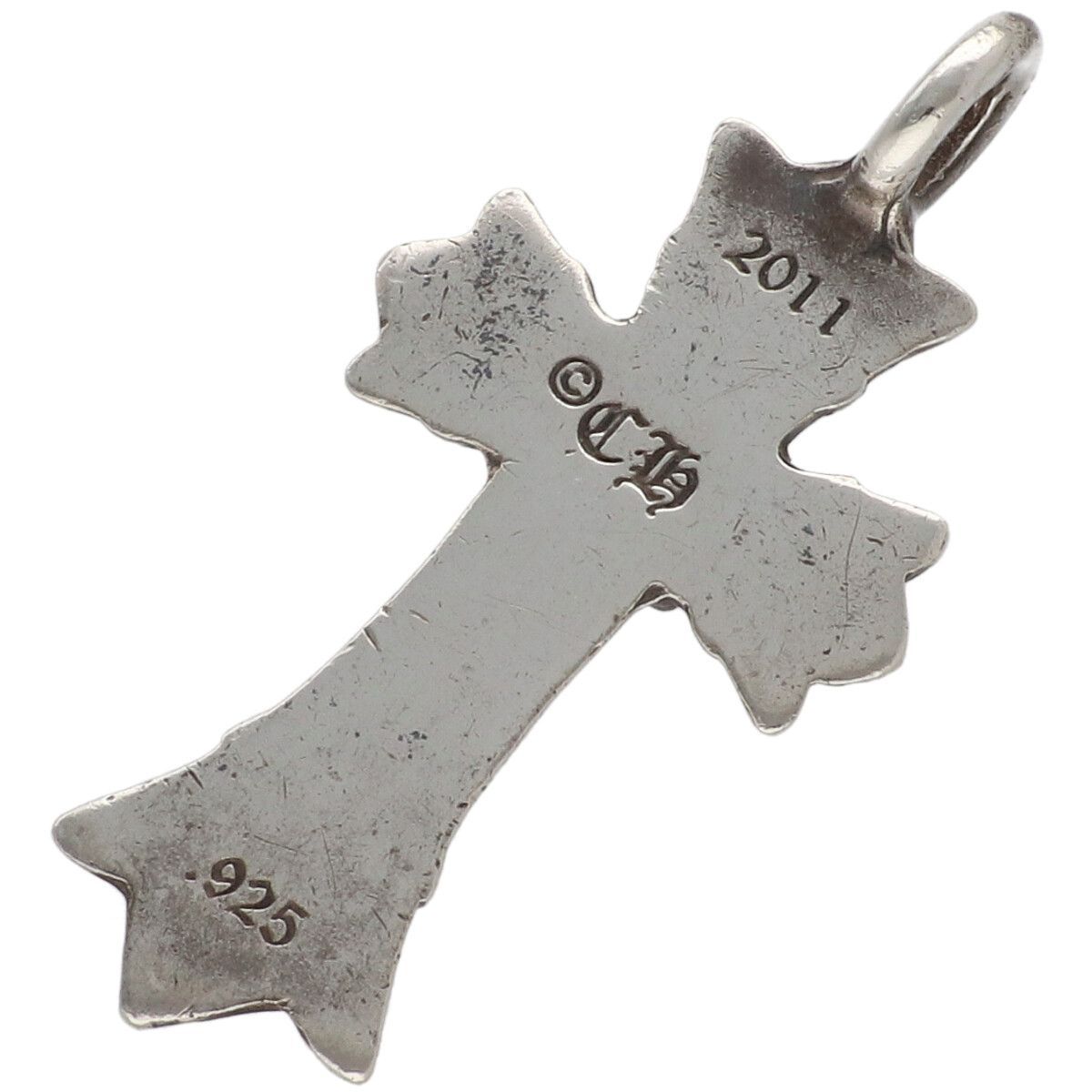 中古】 CHROME HEARTS クロムハーツ ダブルCHクロス チャーム SV925