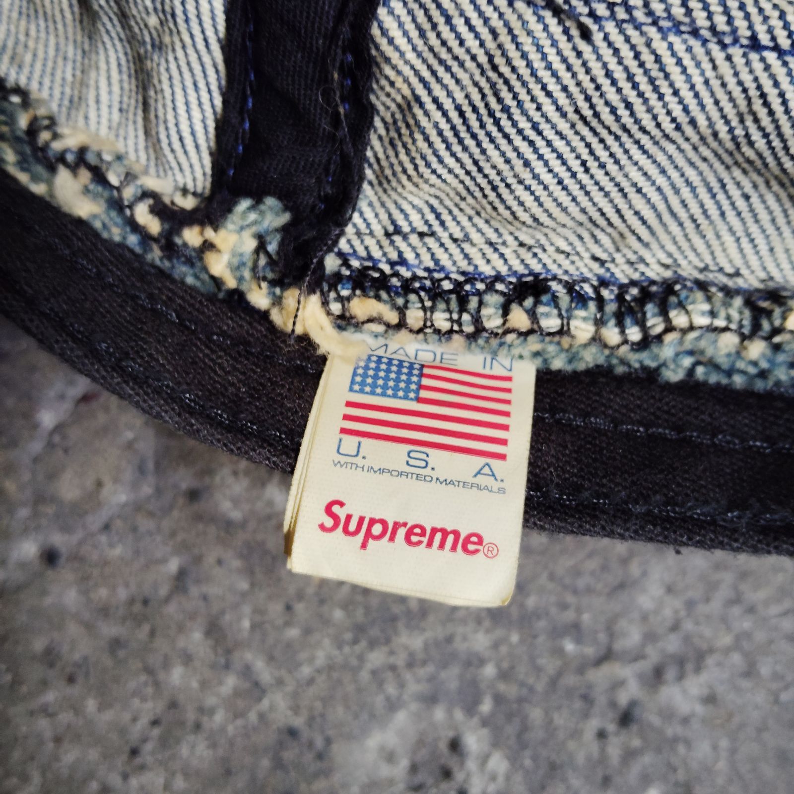 Supreme 24ss Chino Twill Crusher Dirty Indigo S/M シュプリーム