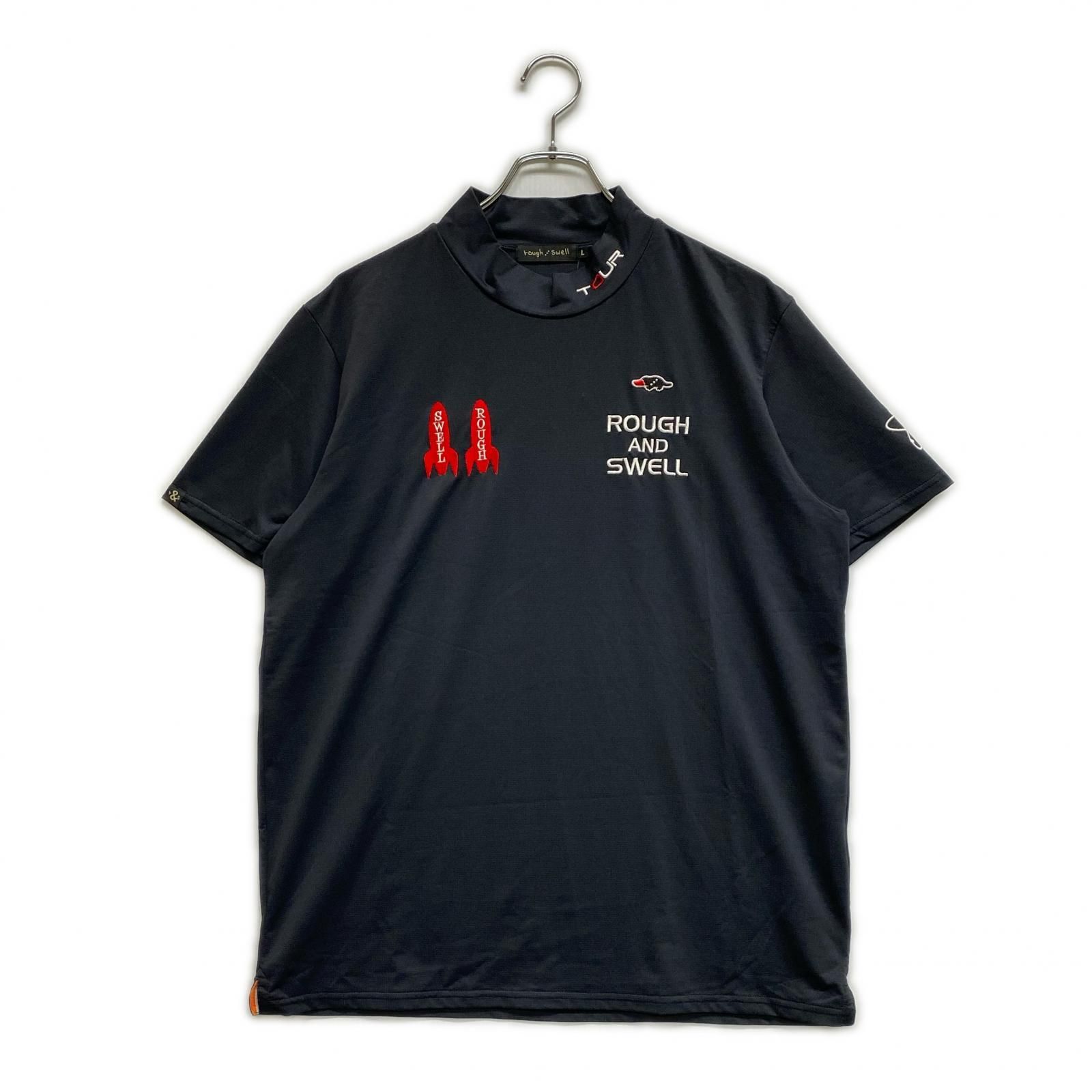 中古 メンズ ラフ＆スウェル rough&swell 半袖シャツ L ブラック