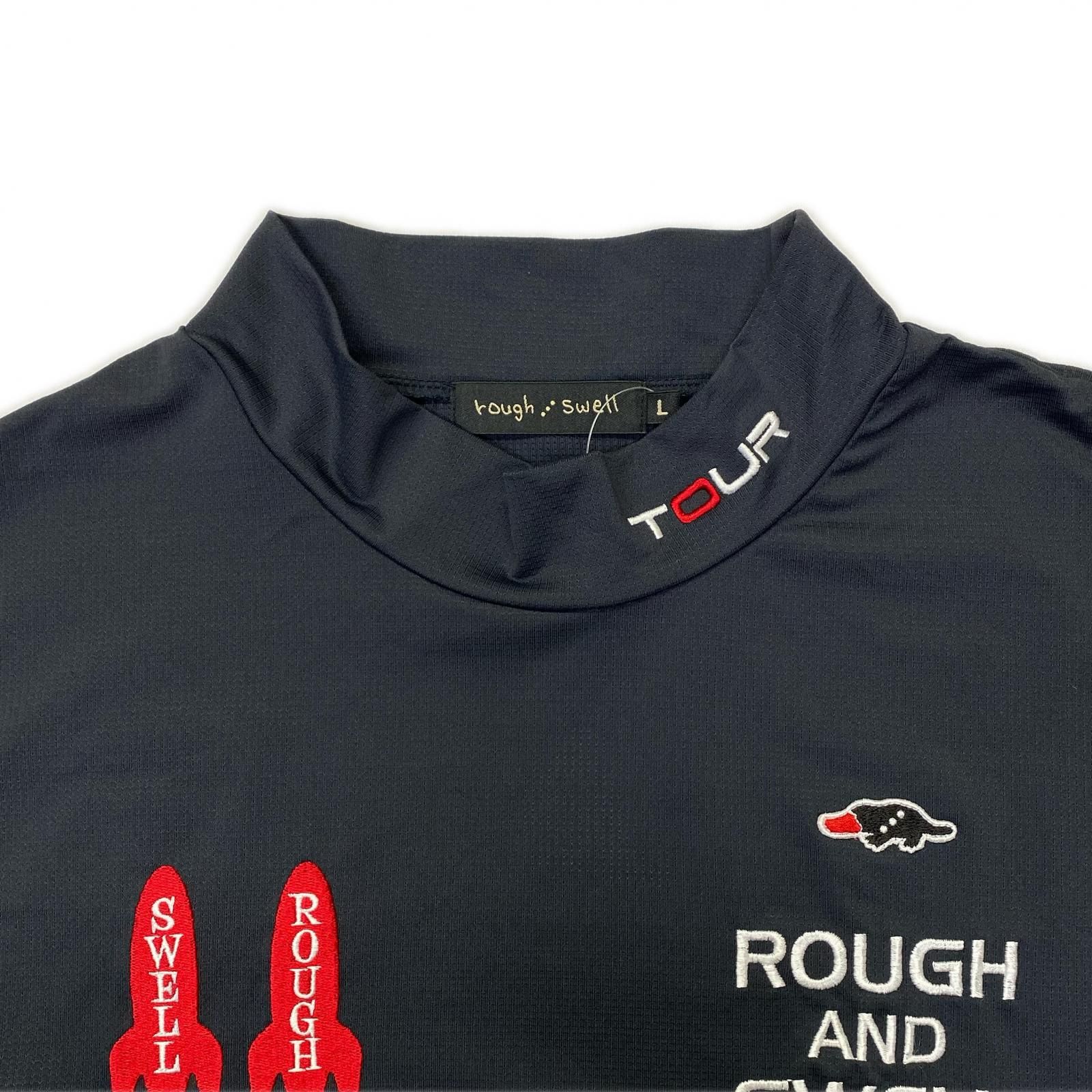 中古 メンズ ラフ＆スウェル rough&swell 半袖シャツ L ブラック