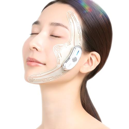 【新品】LXCA【小顔専用美顔器】ルクセア Elfa エルファ 貼るだけフェイスケア シート型 ハンズフリー 11種類の周波数プログラム搭載 フィットリフトシート 表情筋ケア 繰り返し使用可能 水洗い可能 (本体セット) 5734174b