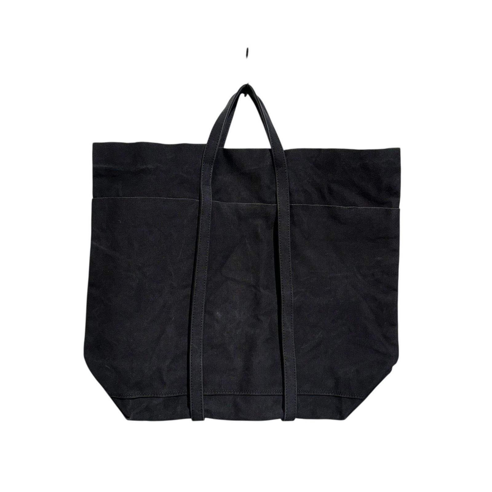 AMIACALVA (アミアカルヴァ) ブラックキャンバストートバッグ ブラック ONE SIZE