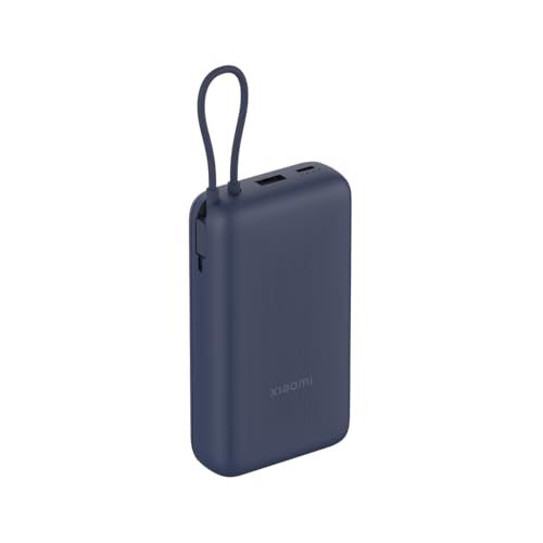 【新品】Xiaomi 33W Power Bank 20000mAh ブルー USB-Cケーブル内蔵 大容量 小型 Type-C 双方向急速充電 最大2.25A出力 PSE技術適合 iPhone/Android対応 3台同時充電可能 低電流充 1e892a05