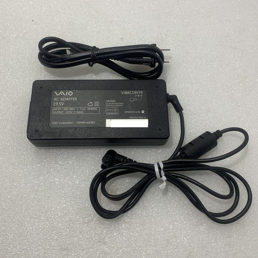 【中古】SONY VAIO 純正 AC ADAPTER 19.5V~4.62A VJ8AC19V79 外径約6.45mm 内径約4.4mm VAIO S15(VJS155、VJS154、VJS153シリーズ)