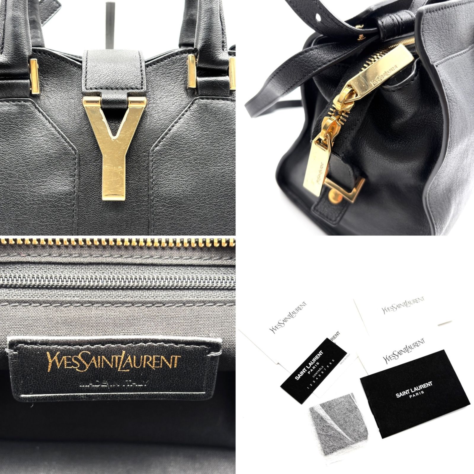 極美品 イヴサンローラン Yves Saint Laurent カバス シック 2way 