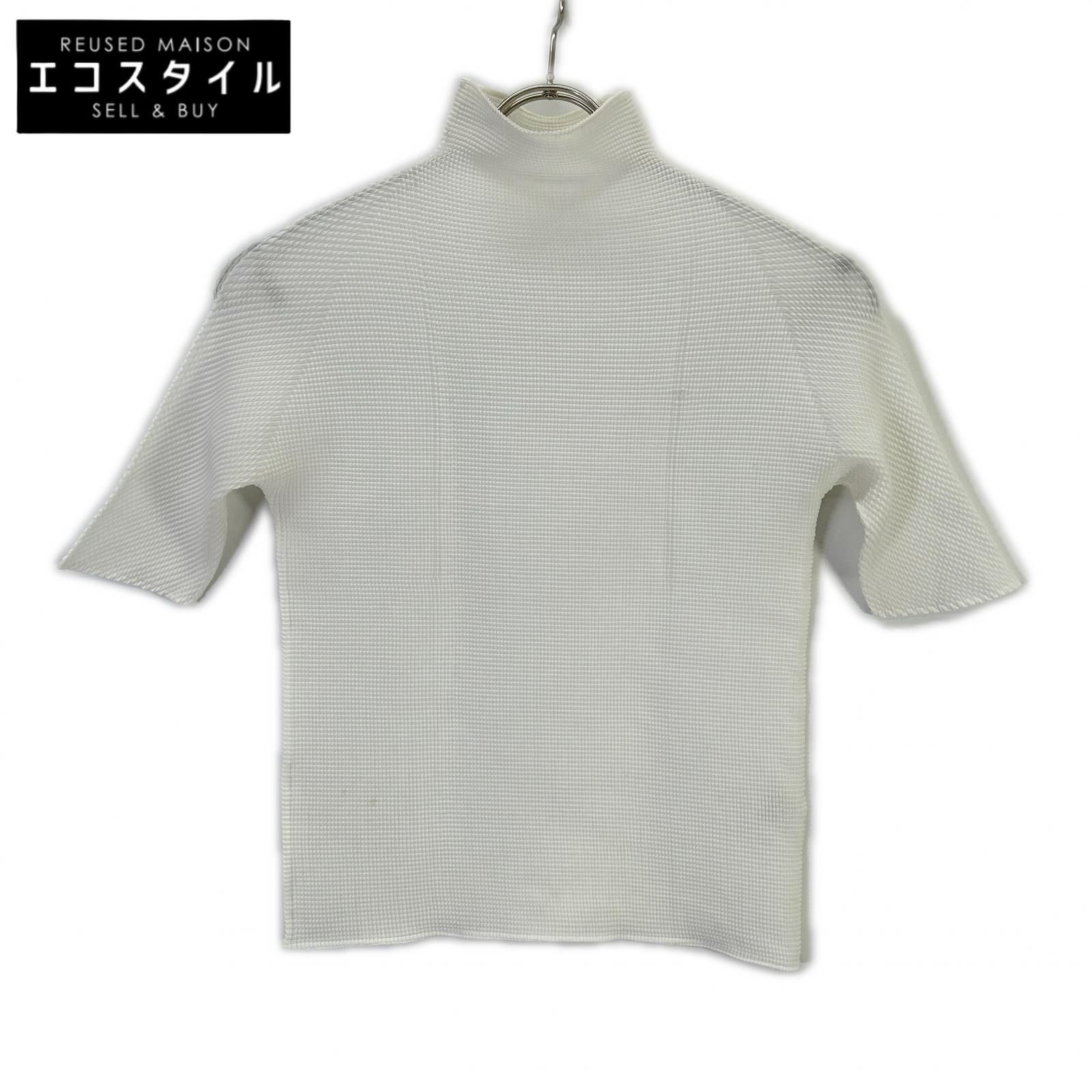 ISSEY MIYAKE　イッセイミヤケ　PP01FK918 ホワイト プリーツ トップス　3 10,359円