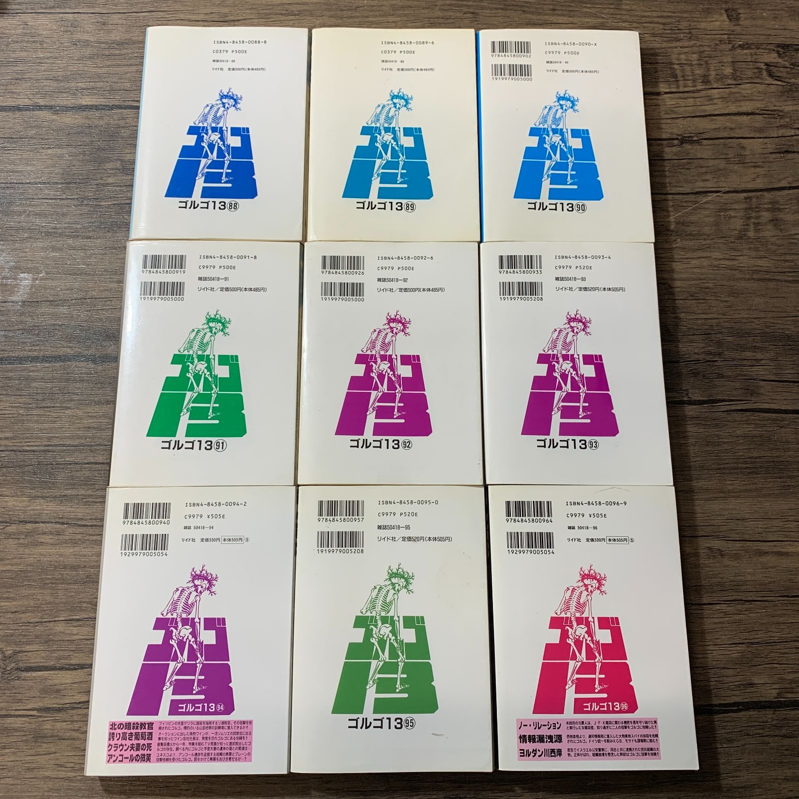 ゴルゴ13 370冊セット　不揃い むつ1-052307] ゴルゴ13 まとめ売り 90冊セット 不揃い さいとうたかを