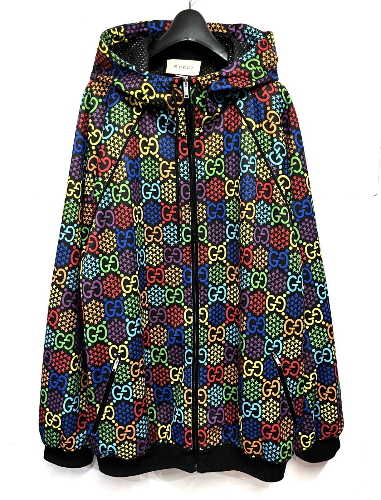 GUCCI｜グッチ GGサイケデリック フーデッド ジャケット トラックジャケット