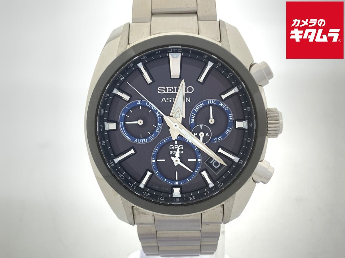 【中古】 【並品】 セイコー アストロン ブラック SBXC053/5X53-0AJ0 ステンレススティール