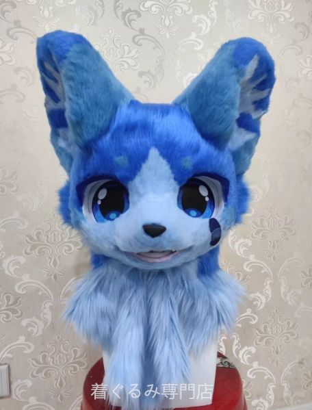 犬　猫　着ぐるみ ヘッド全頭　ヘッド ケモノ ファースーツ ぬいぐるみ コスプレ コスチューム Kurumi 一点物 C159