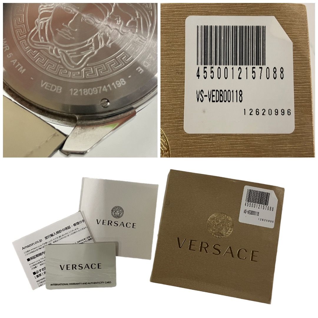 VERSACE ヴェルサーチ VEDB00118 V-RAY 可動 付属品あり メンズ クオーツ 腕時計 クロノグラフ 中古 美品 B11281709 VERSACE ヴェルサーチ VEDB00118 V-RAY 可動 付属品あり メンズ クオーツ 腕時計 クロノグラフ 中古 美品 B11281709