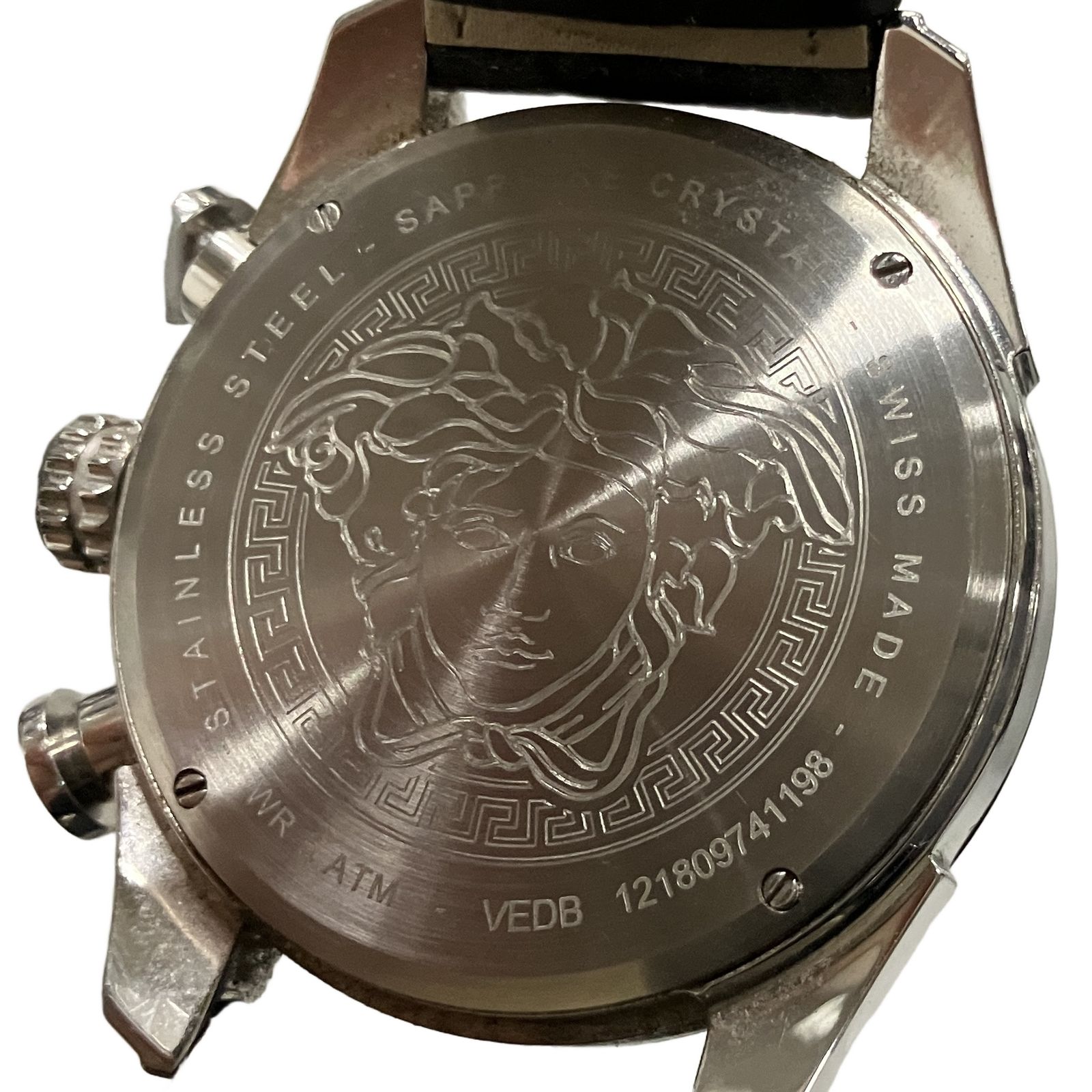 VERSACE ヴェルサーチ VEDB00118 V-RAY 可動 付属品あり メンズ クオーツ 腕時計 クロノグラフ 中古 美品 B11281709 VERSACE ヴェルサーチ VEDB00118 V-RAY 可動 付属品あり メンズ クオーツ 腕時計 クロノグラフ 中古 美品 B11281709