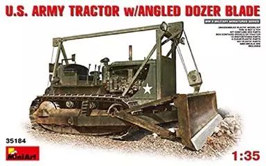 【中古】プラモデル 1/35 アメリカ軍トラクター アングルドーザーブレード付 [MA35184]