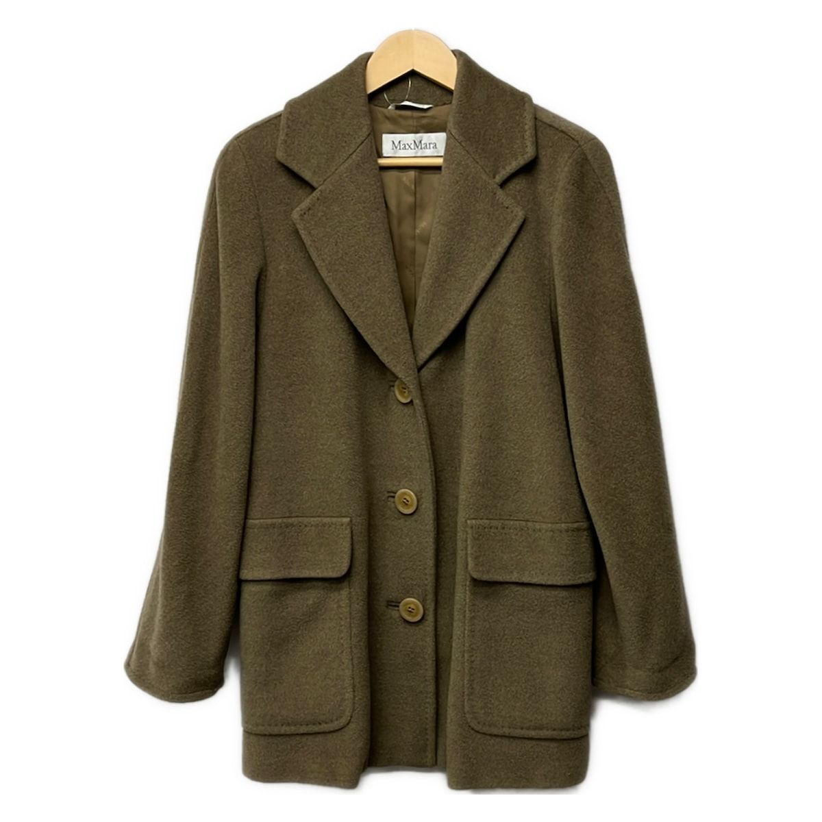 Max Mara(マックスマーラ) コート サイズJ I 36 レディース美品 - グレーベージュ 長袖/秋/冬