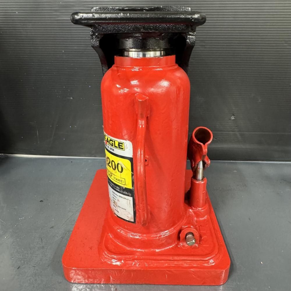 【中古】今野製作所 EAGLE M-200 爪つきジャッキ (頭部20t、爪部10t) 【202】※商品説明欄必読※