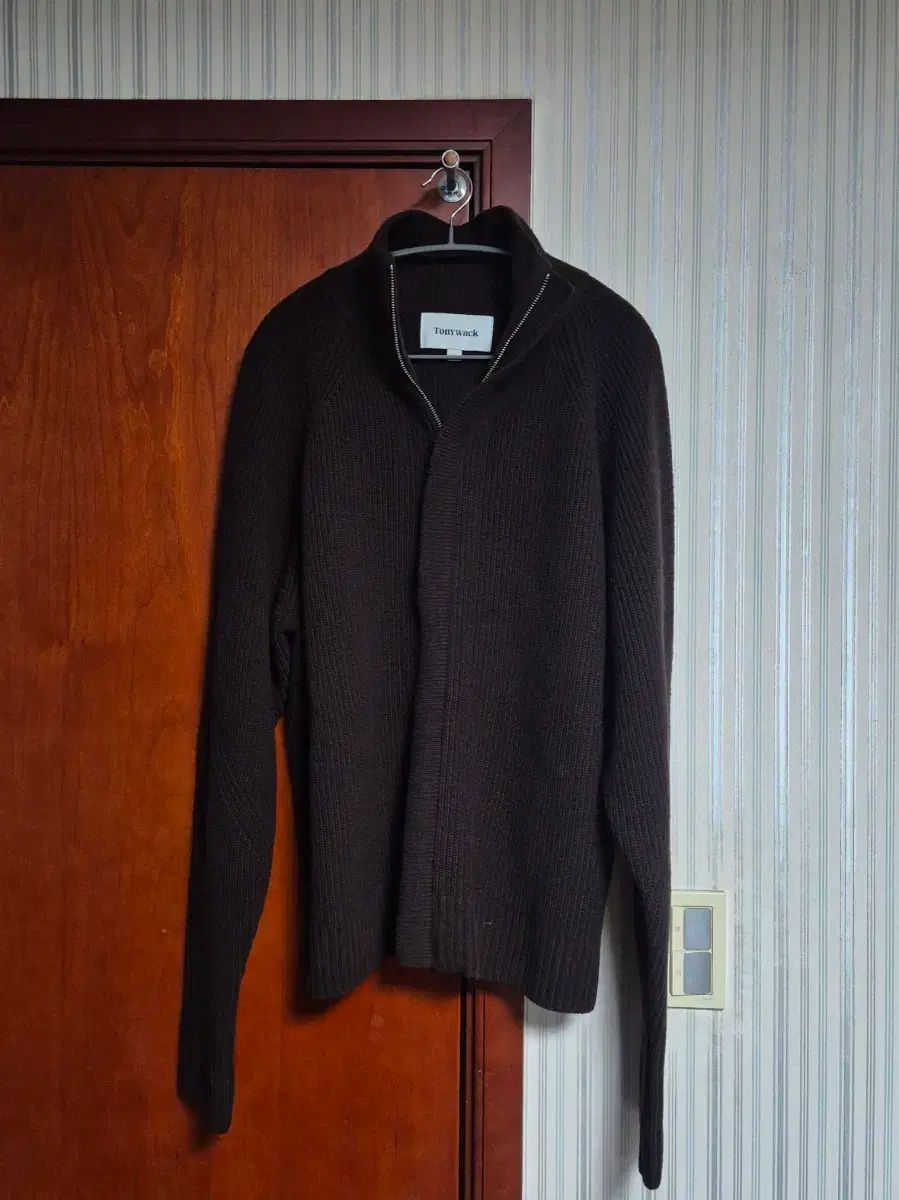 トニーウェック SUPER FINE MERINO WOOL ニット ジップアップ XL