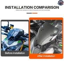 オートバイ用アクリル製ウインドシールド ウインドスクリーン スモーク透明カーボンファイバースクリーン カワサキ Z900 SE 2025