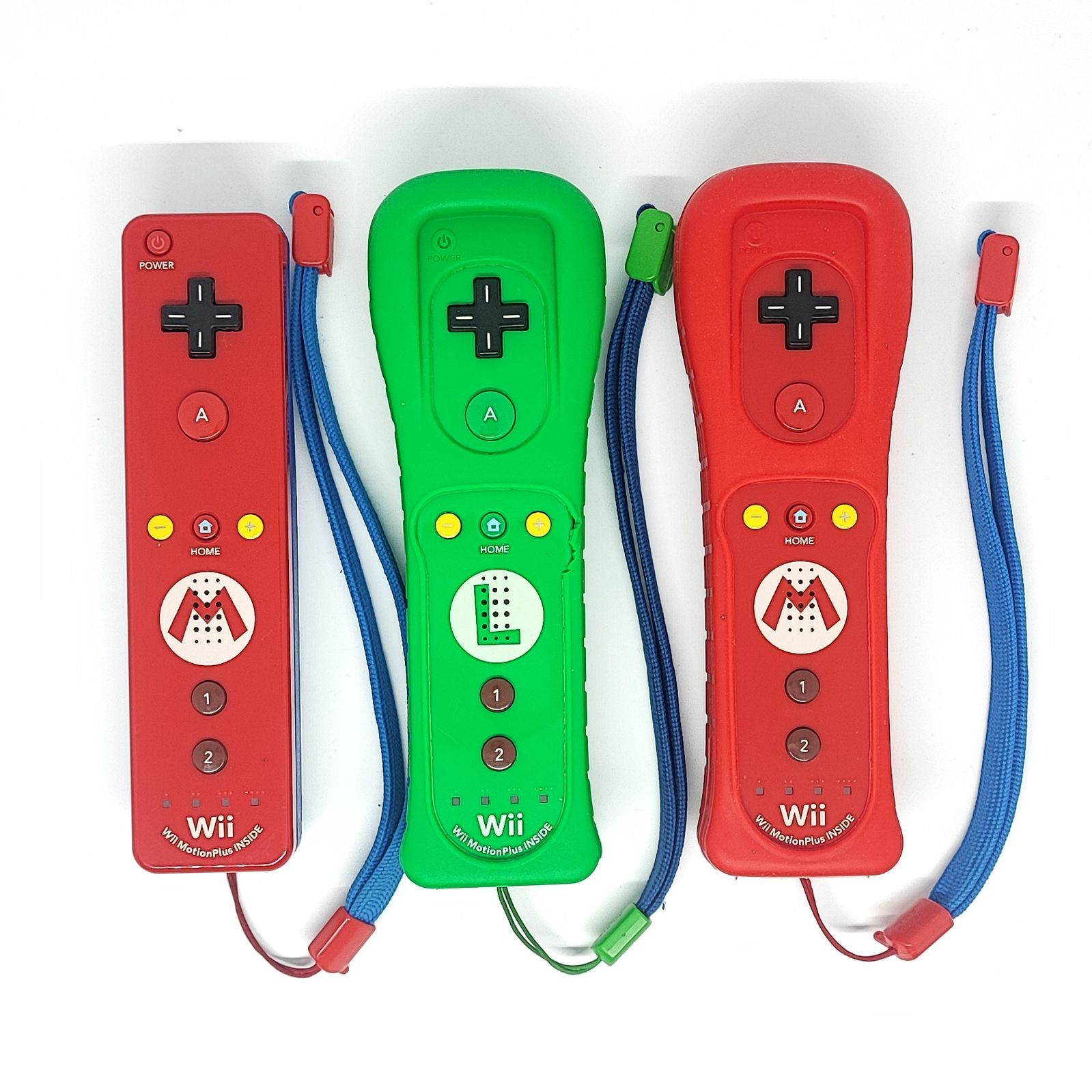 26040901 任天堂 Wiiリモコンプラス マリオ ルイージ 3個セット モーションプラス Nintendo Wii MotionPlus INSIDE RVL-036