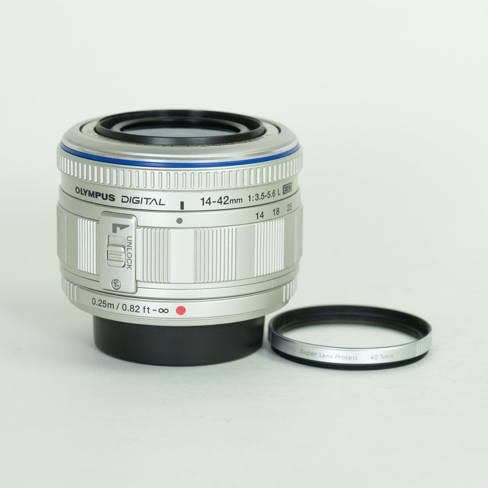 [良品 | フィルター付] OLYMPUS M.ZUIKO DIGITAL ED 14-42mmF3.5-5.6L シルバー | マイクロフォーサーズマウント