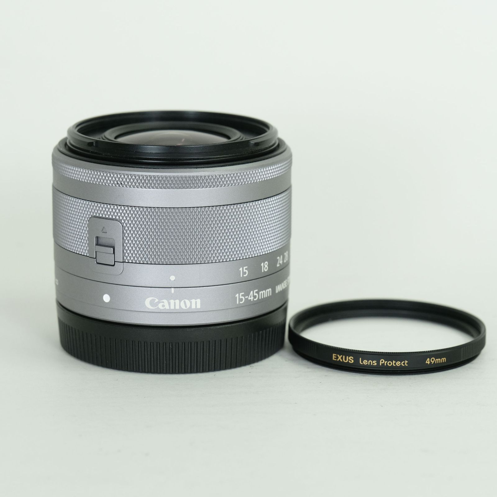 美品 | 高級フィルター付] Canon EF-M15-45mm F3.5-6.3 IS STM