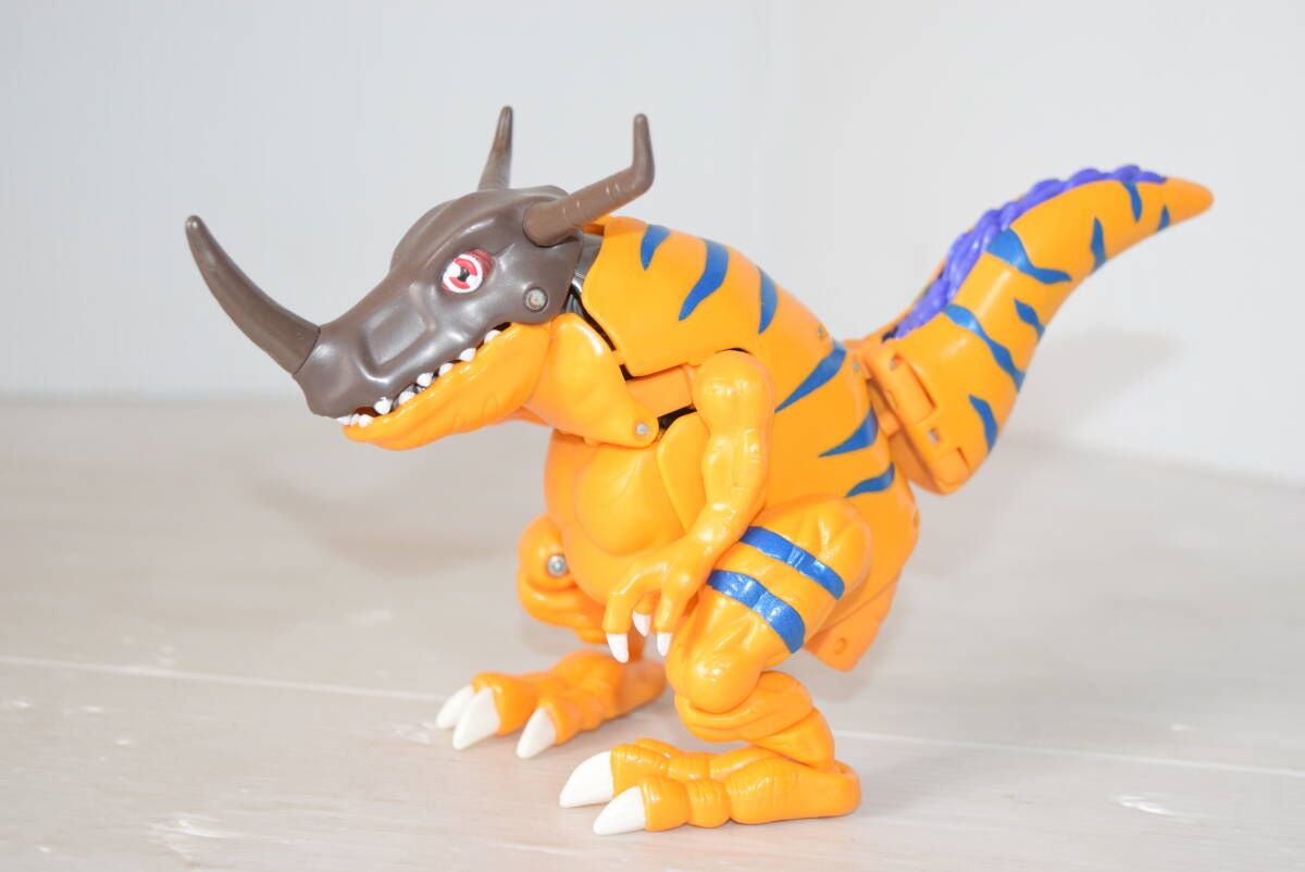 バンダイ デジモンアドベンチャー メタルグレイモン 超進化シリーズ 変形フィギュア 当時物