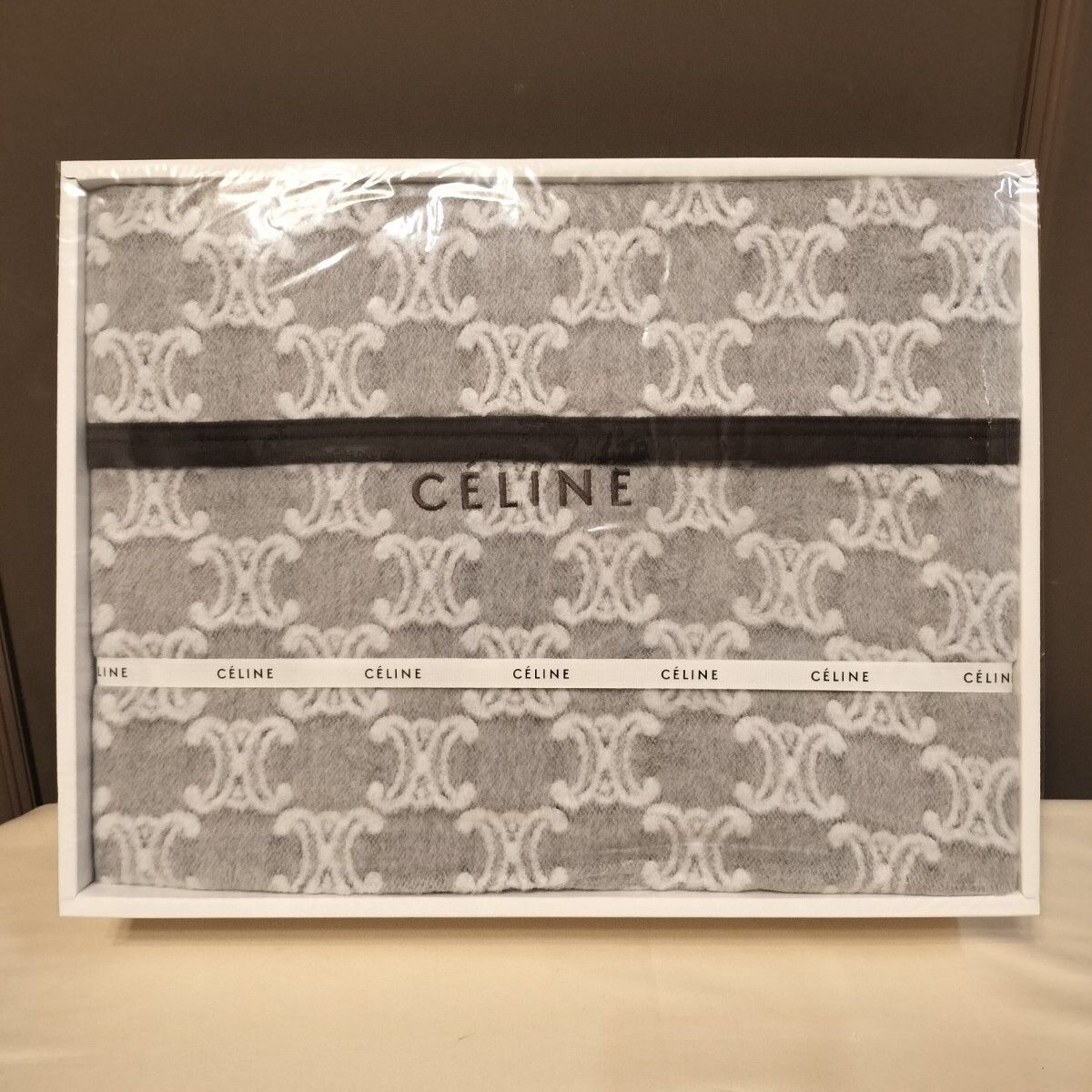 セリーヌ CELINE 肌掛けふとん 綿毛布 140×190cm 2点セット 西川