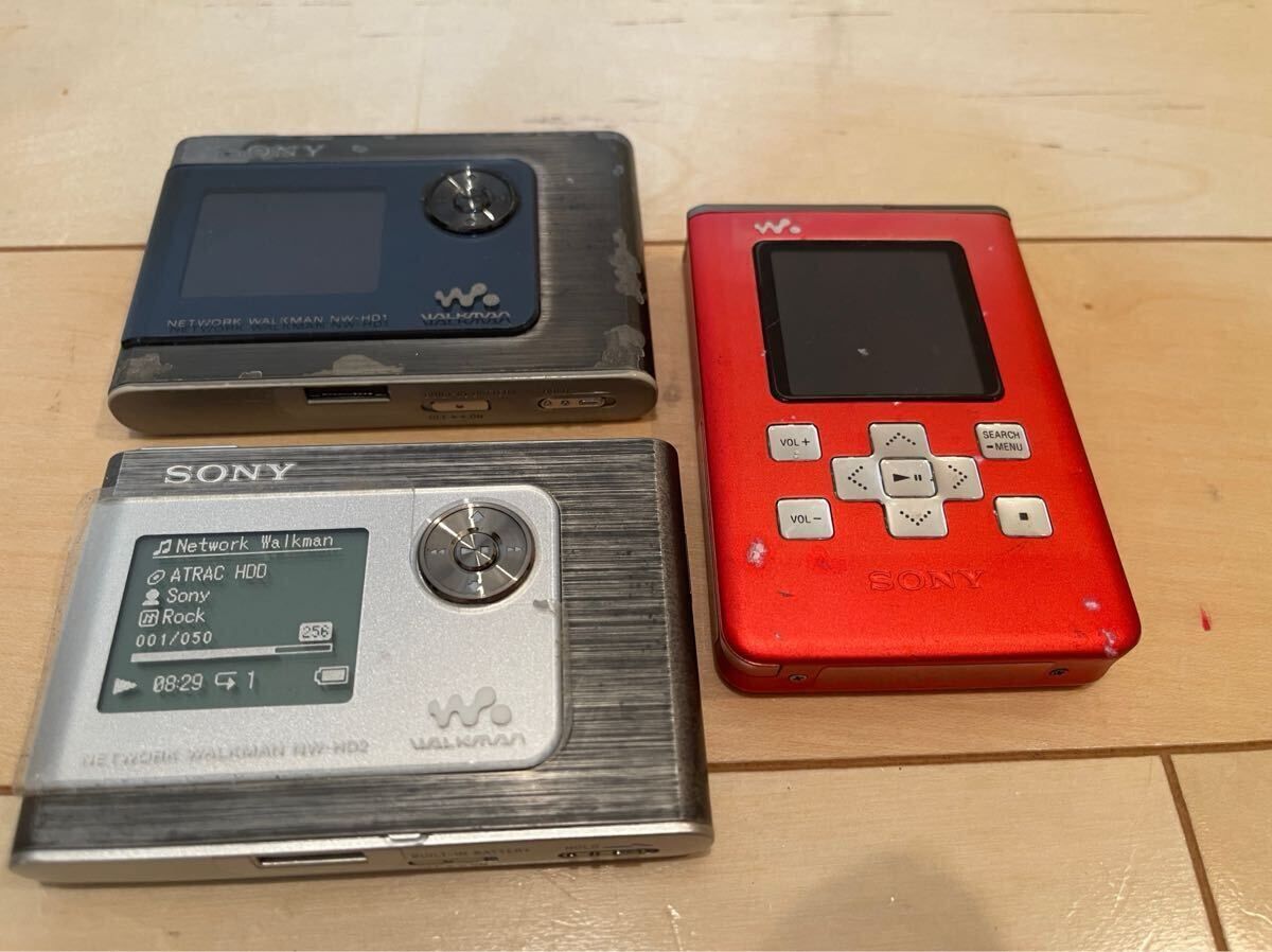 ソニー Sony ウォークマン NW-HD1 NW-HD2 NW-HD5 3台セット ジャンク