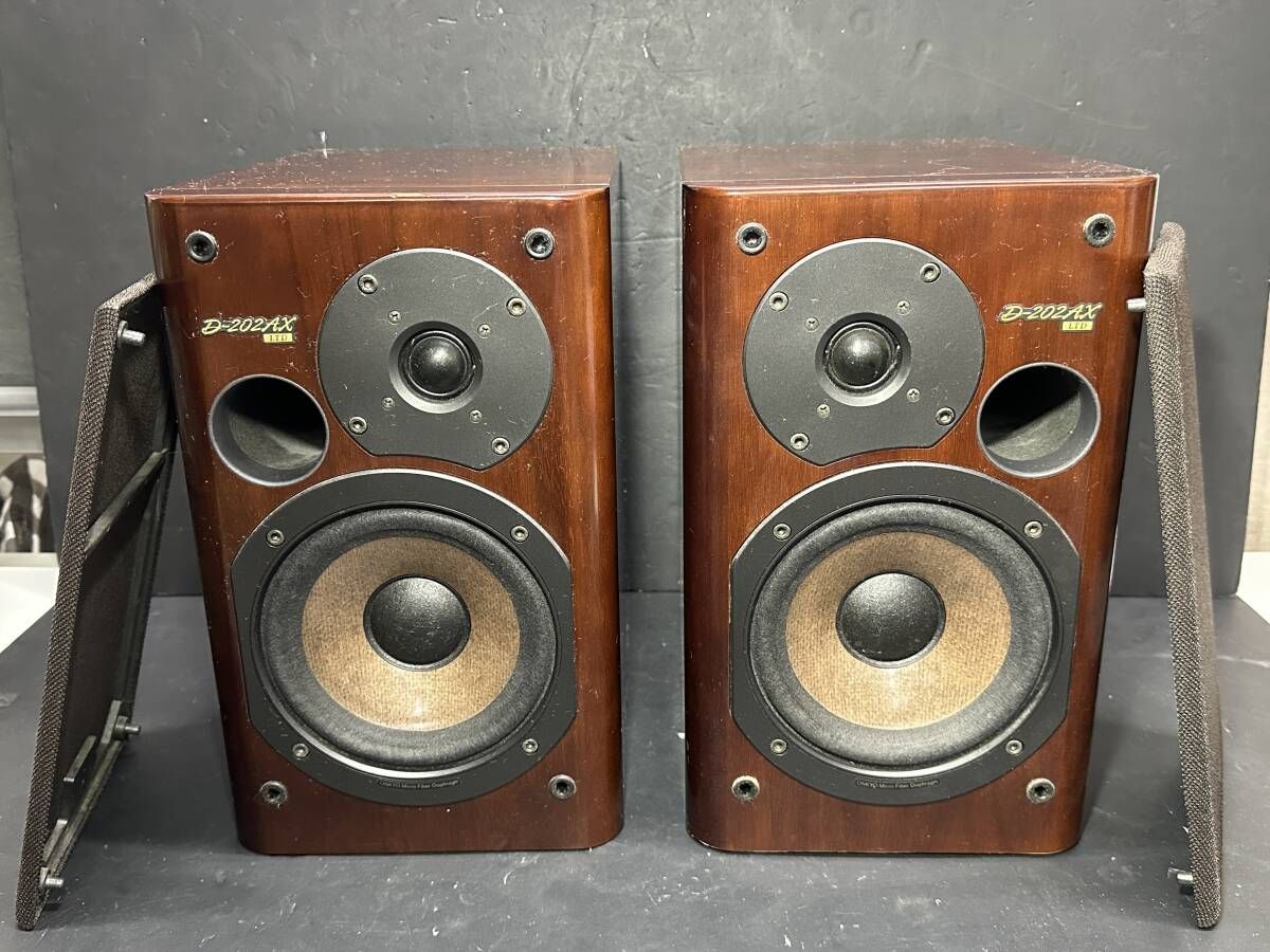 ONKYO オンキョー D-202AX スピーカーシステム ペア ブックシェルフ ビンテージ