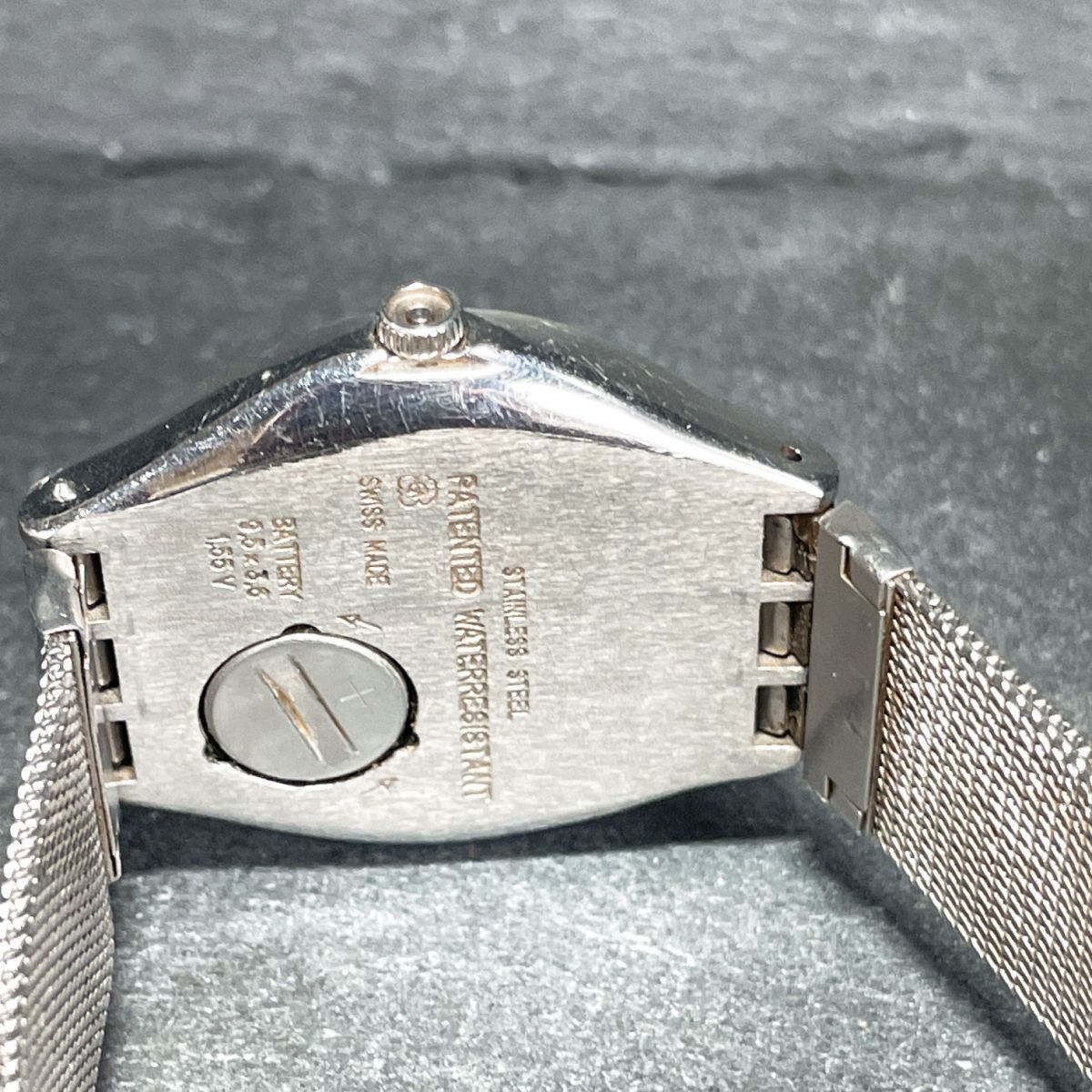 スウォッチ Swatch IRONY PERGAMENA YGS708 腕時計 クオーツ 電池交換 