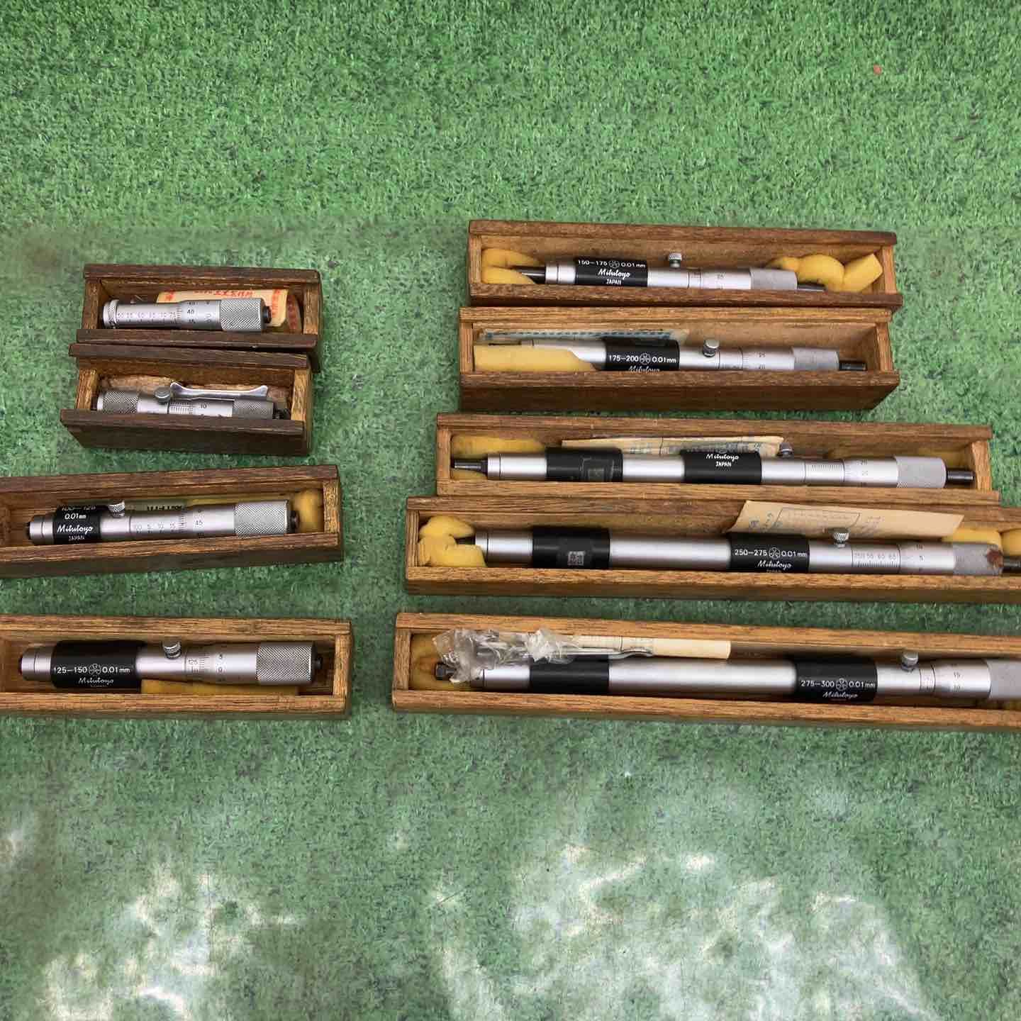 ミツトヨ 内側マイクロメーター セット 50~200mm/225mm~300mm【町田店】