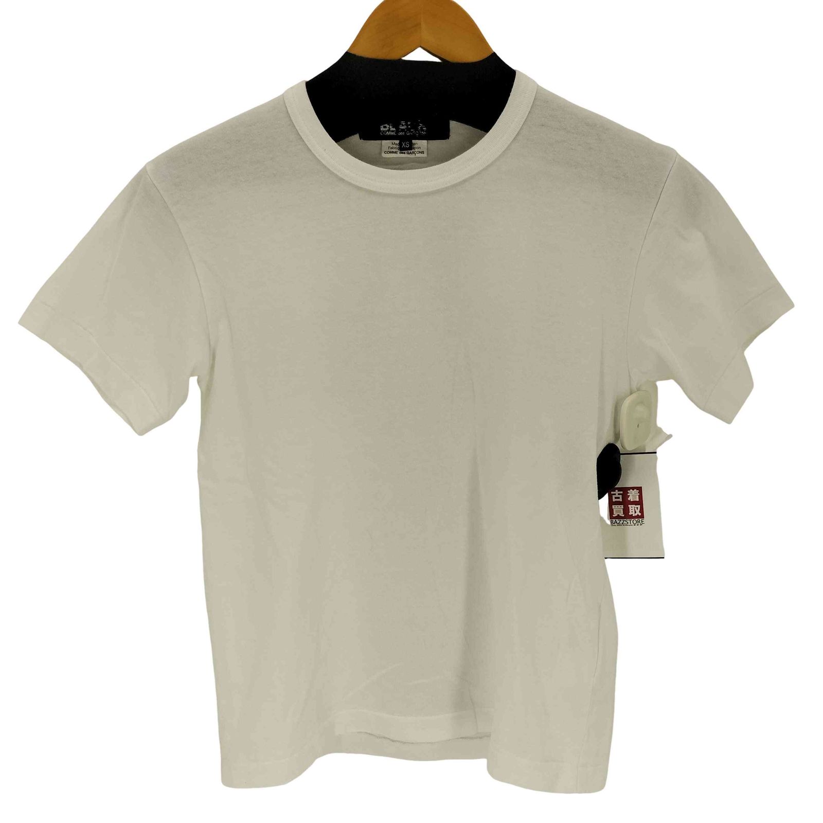 ブラックコムデギャルソン BLACK COMME des GARCONS 22SS バッククロスデザイン Tシャツ レディース XS