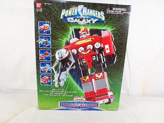 新品　バンダイ パワーレンジャー　ギャラクシーケンタウルス　メガゾード　ギンガマン　ギガライノス