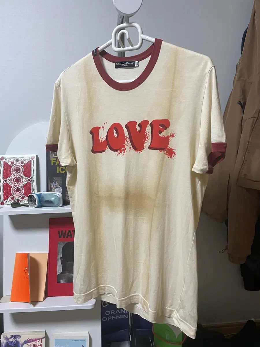 ドルチェ＆ガッバーナ Love プリンティング リンガー Tシャツ