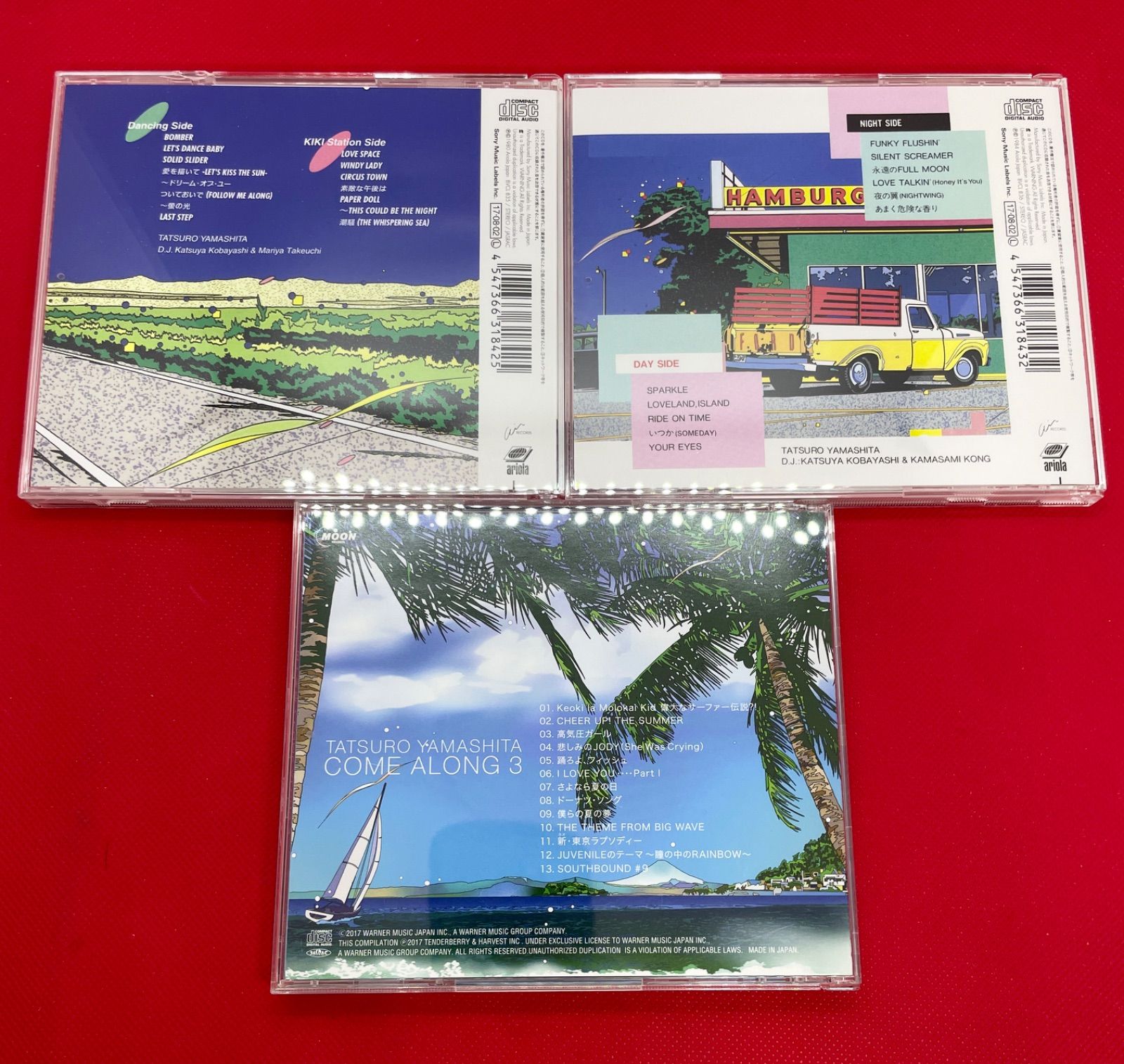 山下達郎 COME ALONG 1 2 3 CD 3枚セット カム・アロング Tatsuro
