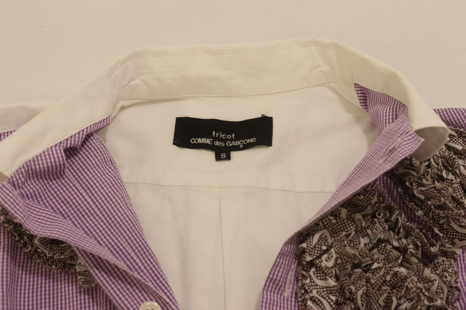 中古】 tricot COMME des GARCONS レディースブラウス S ラウンド 