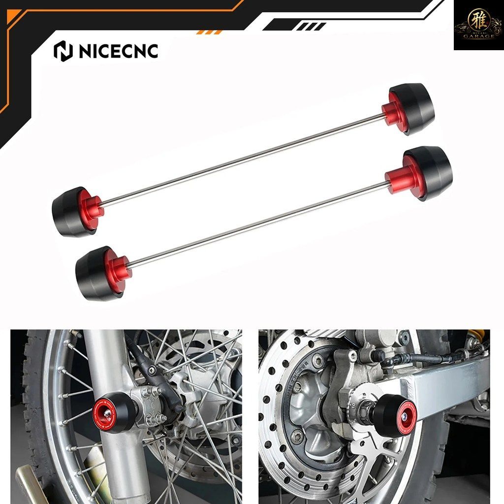 フロントリアアクスルスライダーフォークプロテクター ホンダ XR650L 650 L 1993-2022 - 25 オートバイ