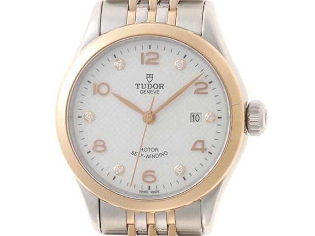 TUDOR チュードル 腕時計 1926 M91351 SS/PG ホワイト文字盤 クオーツ 【中古】【472】